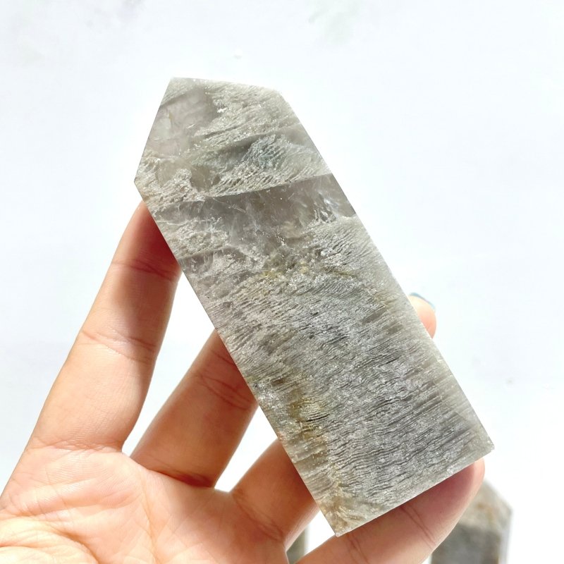 Thousand Layer Garden Quartz Four - sided Point Wholesale - Wholesale Crystals