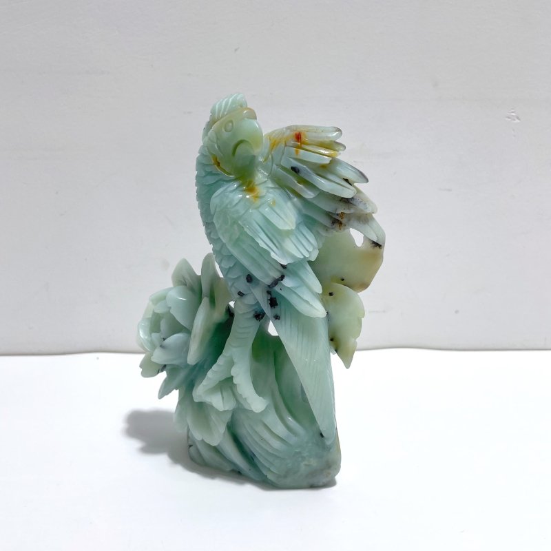 Unique Caribbean Calcite Parrot Carving - Wholesale Crystals