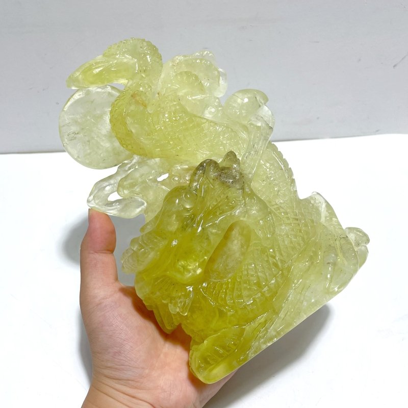Unique Citrine Dragon Carving - Wholesale Crystals