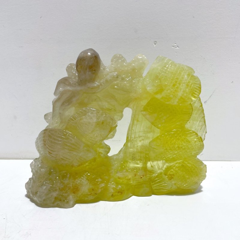 Unique Citrine Sea Animals Carving - Wholesale Crystals