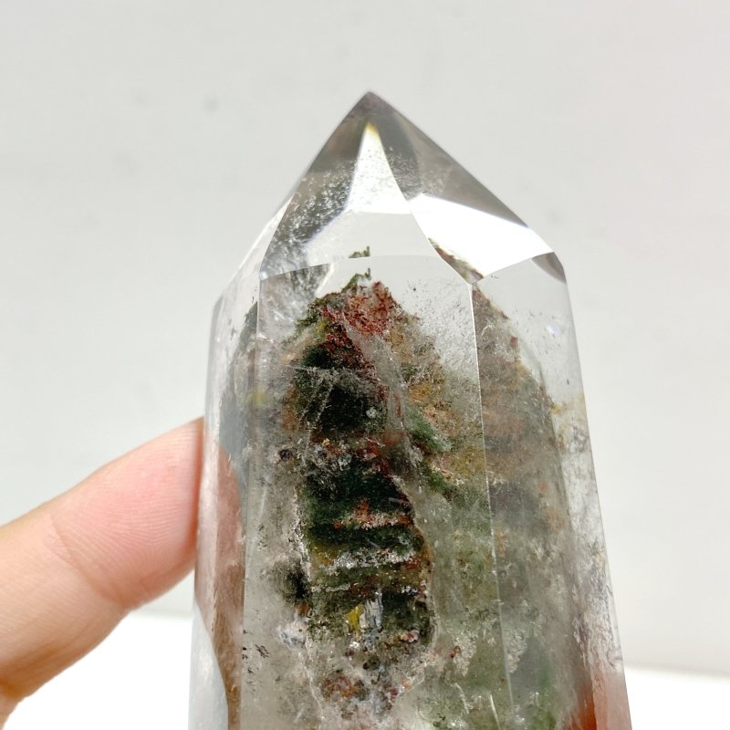 Unique Garden Quartz Point With Stand -Wholesale Crystals