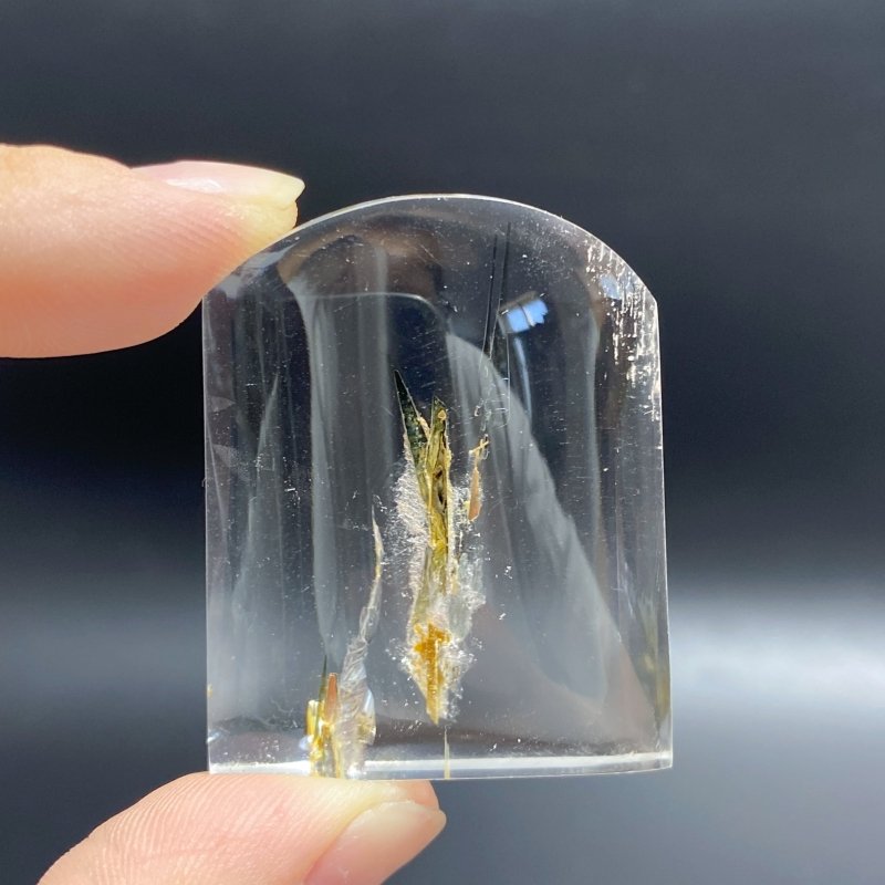 Unique Golden Rutile Quartz Clear Quartz For DIY Pendant -Wholesale Crystals