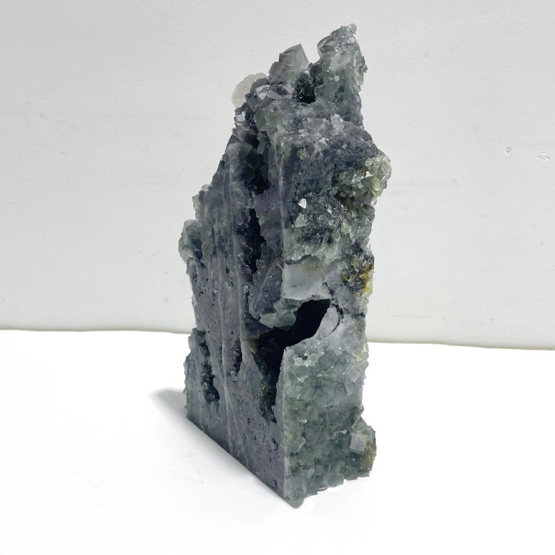 Unique Large Cutting Fluorite Mineral Geode Cubes Specimen Tower - Wholesale Crystals