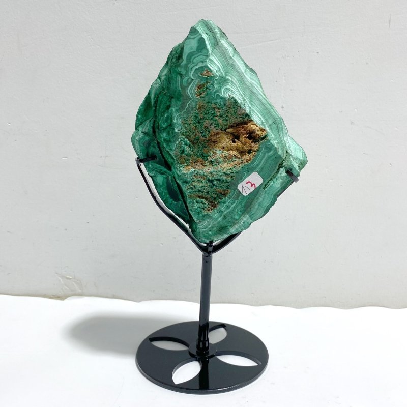 Unique Malachite Specimen With Stand -Wholesale Crystals