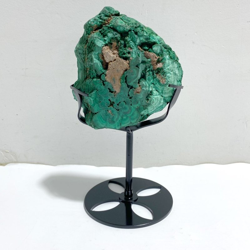 Unique Malachite Specimen With Stand -Wholesale Crystals