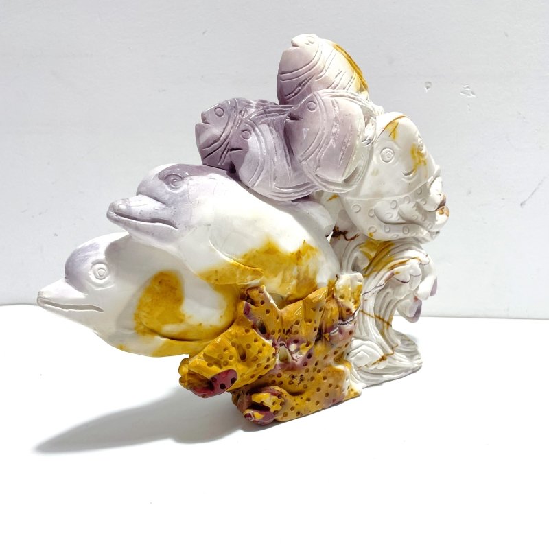 Unique Mookaite Sea Animals Carving - Wholesale Crystals