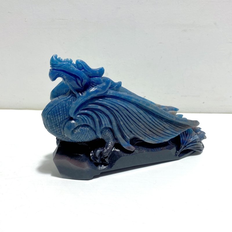 Unique Trolleite Stone Flying Dragon Carving 12 - Wholesale Crystals