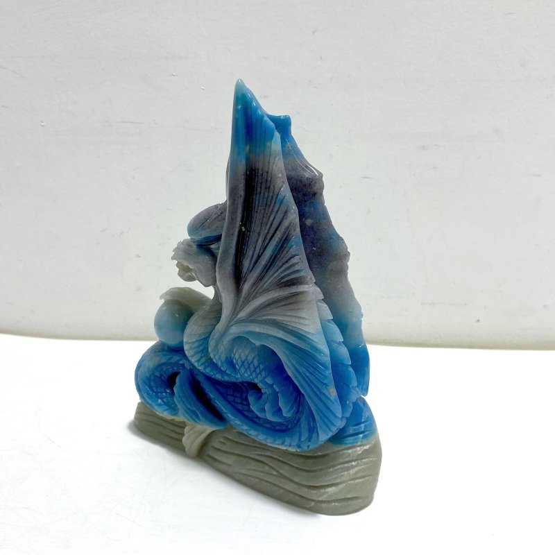 Unique Trolleite Stone Flying Dragon Carving 6 - Wholesale Crystals