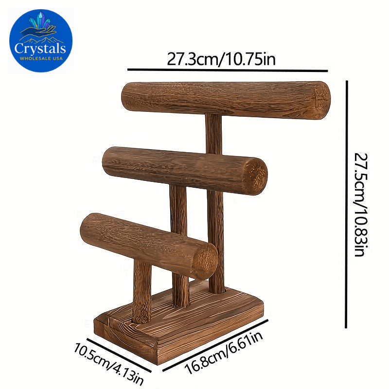 Wooden Crystal Bracelet Display Stands 3 - Wholesale Crystals