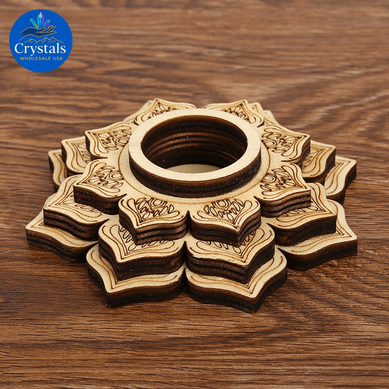 Wooden Crystal Stands 4 (LED not installed) - Wholesale Crystals