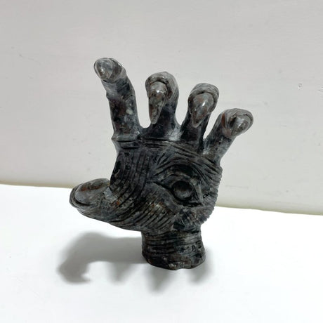 Yooperlite Stone Witchcore Demon Hand Carving - Wholesale Crystals