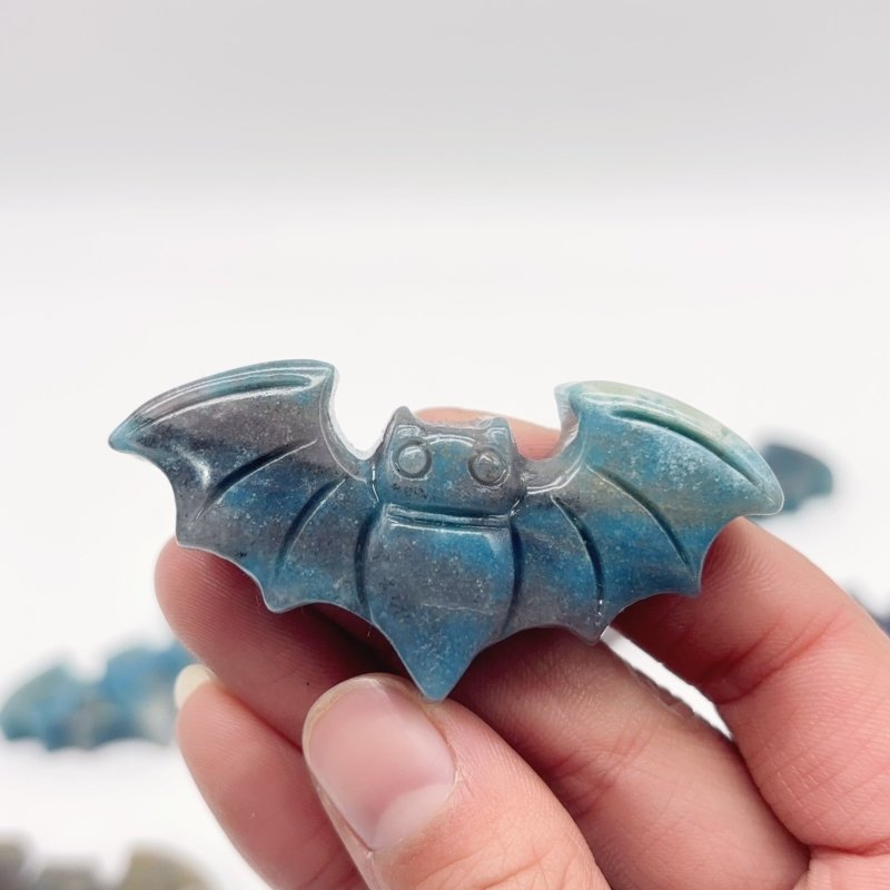 10 Pieces Beautiful Trolleite Stone Bat Crystal Carving -Wholesale Crystals