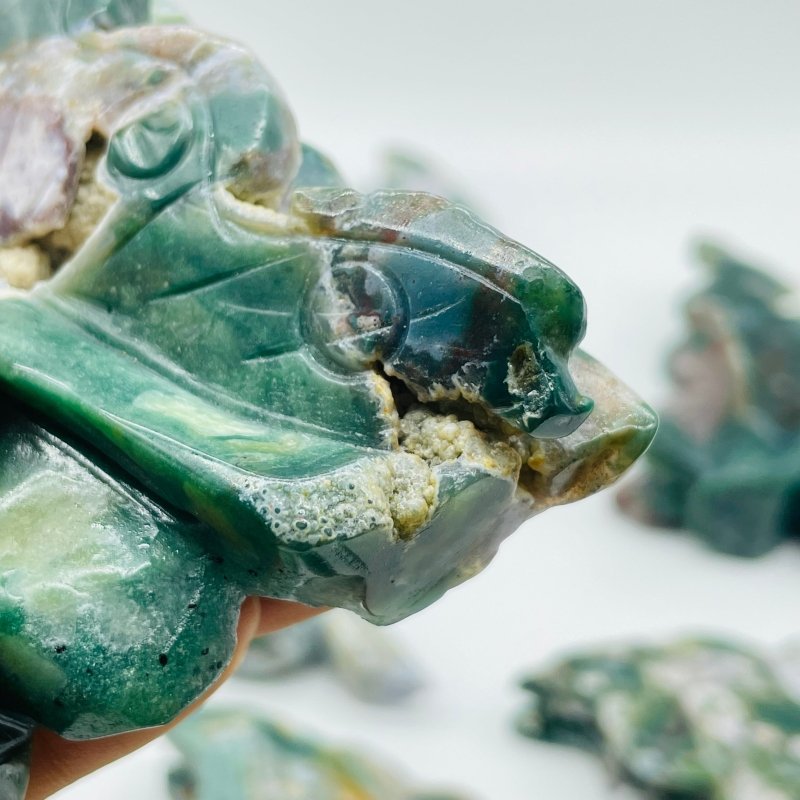 10 Pieces Ocean Jasper Butterfly Fairy Carving -Wholesale Crystals