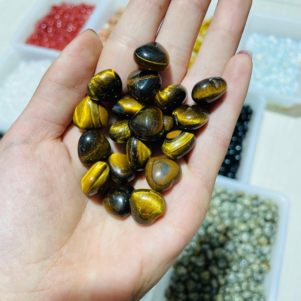 14Types Mini Heart Wholesale Unakite&Obsidian Ocean Jasper -Wholesale Crystals