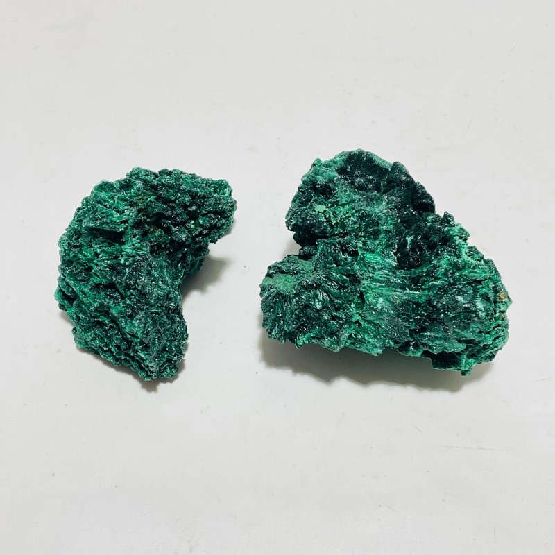 2 Pieces High Quality Large Raw Malachite Specimen -Wholesale Crystals