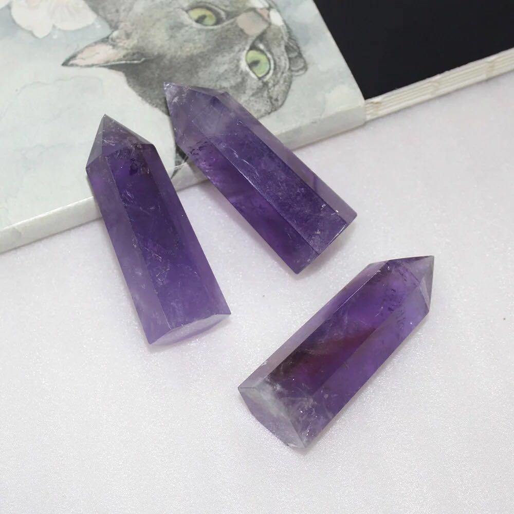 Amethyst point tower crystal -Wholesale Crystals