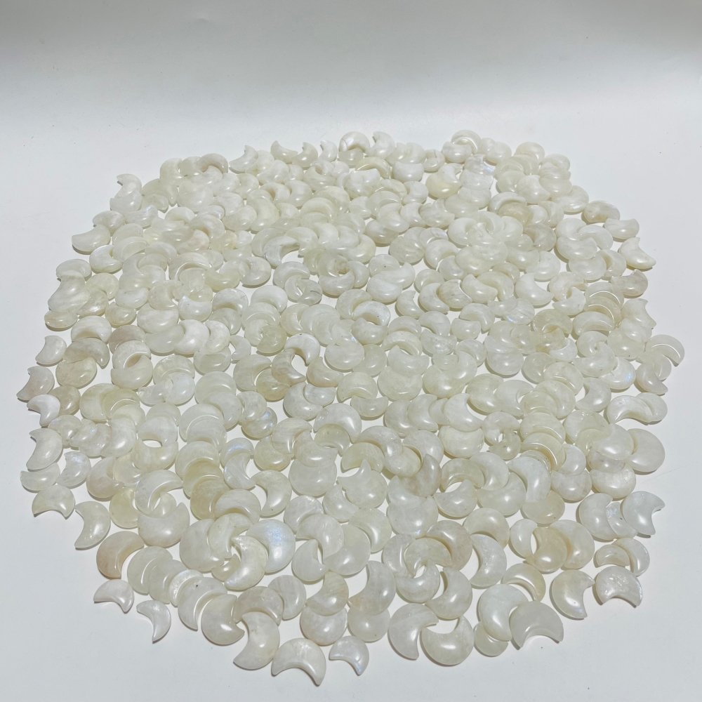 370 Pieces Mini Sri Lanka Moonstone Moon For DIY Pendant -Wholesale Crystals