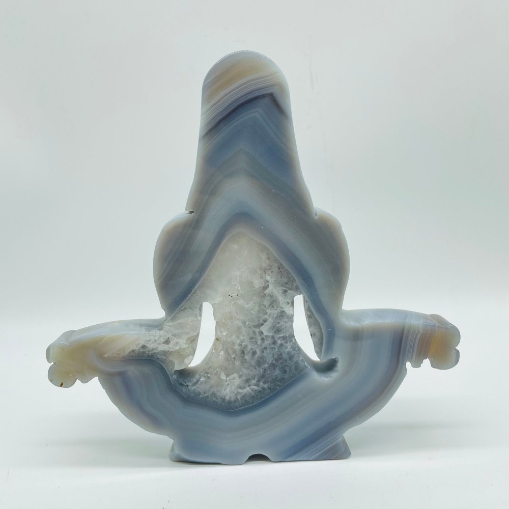 4 Pieces Large Agate Mother Earth Carving -Wholesale Crystals