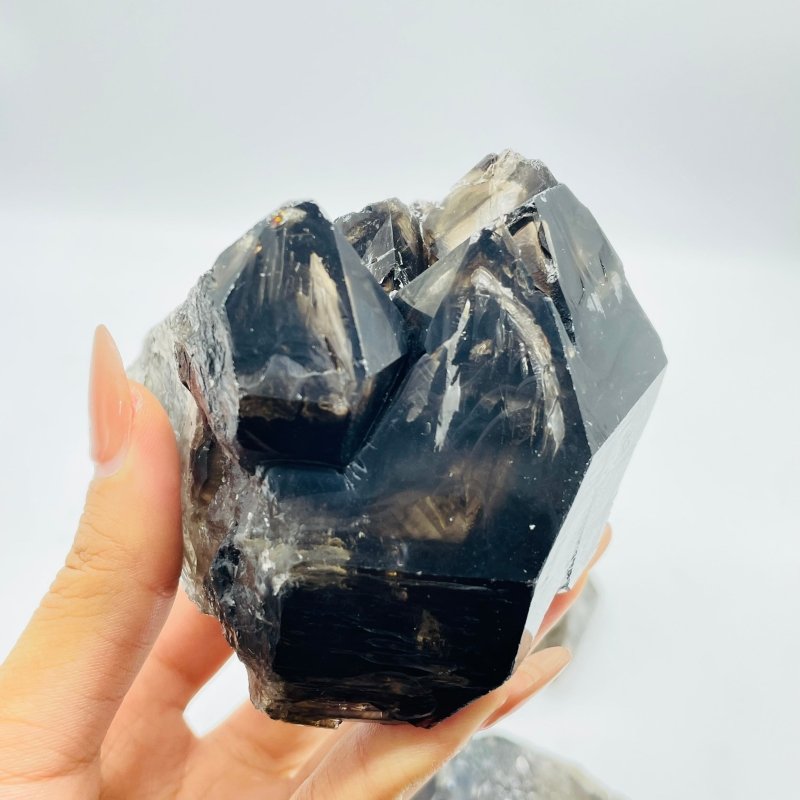 4 Pieces Smoky Quartz Backbone Specimen Crystal Stone -Wholesale Crystals