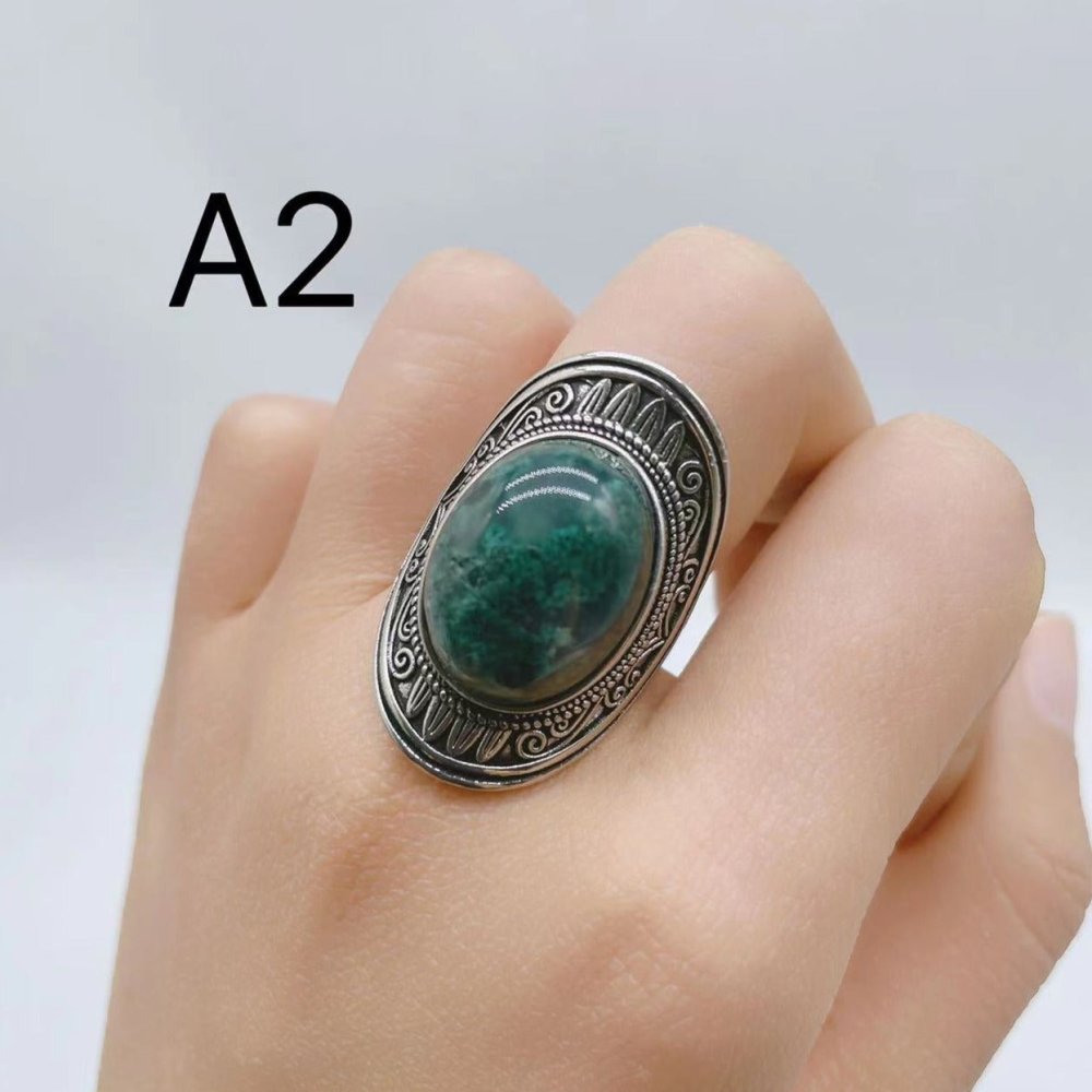 4 Types Moss Agate Ring Wholesale -Wholesale Crystals