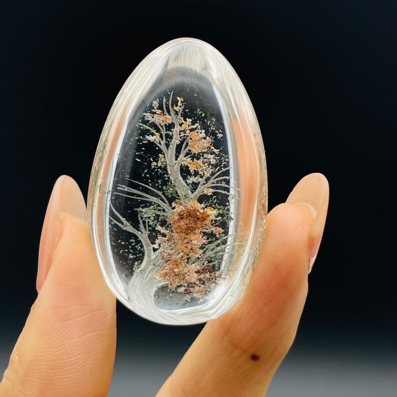 5 Pieces Beautiful Scenery Garden Quartz Inner Scene Carving -Wholesale Crystals