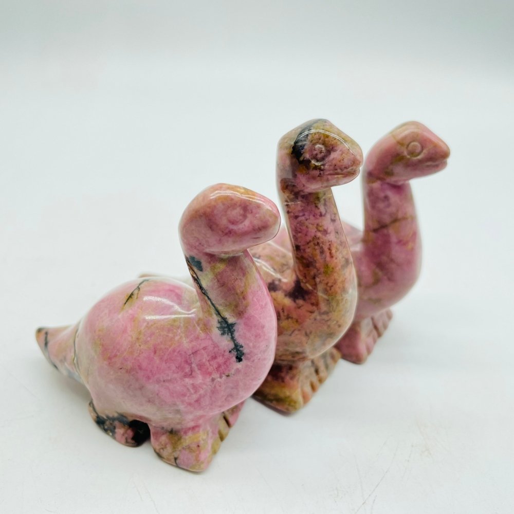 5 Types Dinosaur Chevron Amethyst & Moss Agate Carving Animals Wholesale -Wholesale Crystals