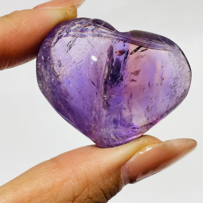 52 Pieces Ametrine Heart Crystal -Wholesale Crystals