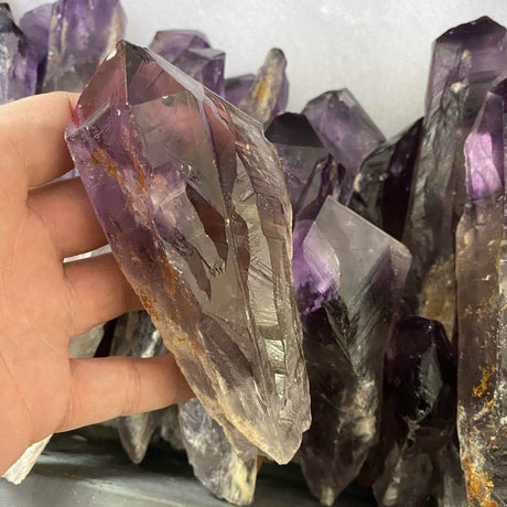amethyst scepter raw amethyst single point -Wholesale Crystals