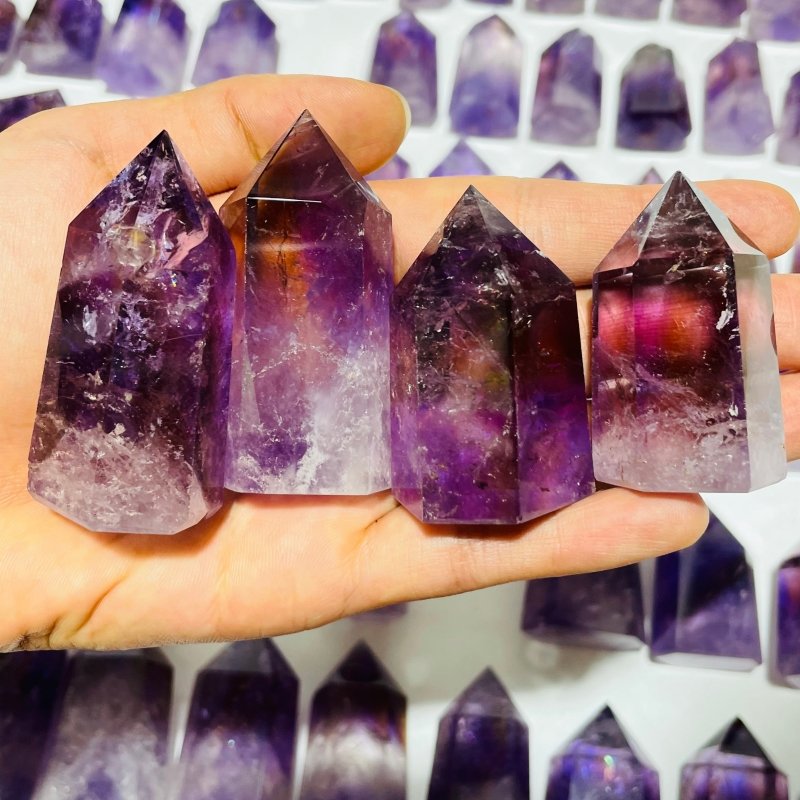 99 Pieces High Quality Ametrine Stone Points -Wholesale Crystals