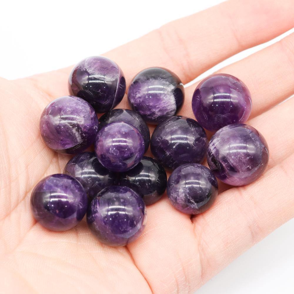 amethyst chevron Mini Spheres -Wholesale Crystals