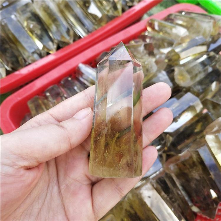 Heat treatment citrine quartz point -Wholesale Crystals