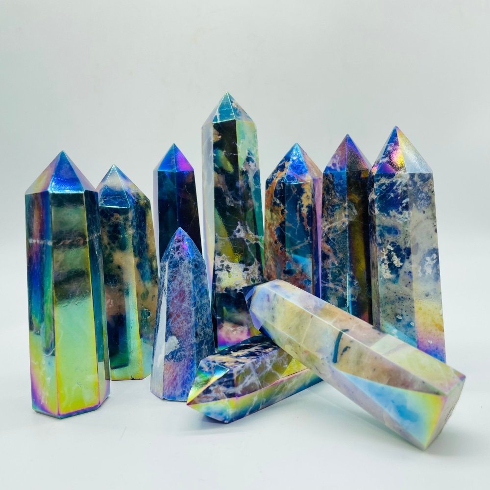 Aura Sodalite Tower Point Wholesale -Wholesale Crystals