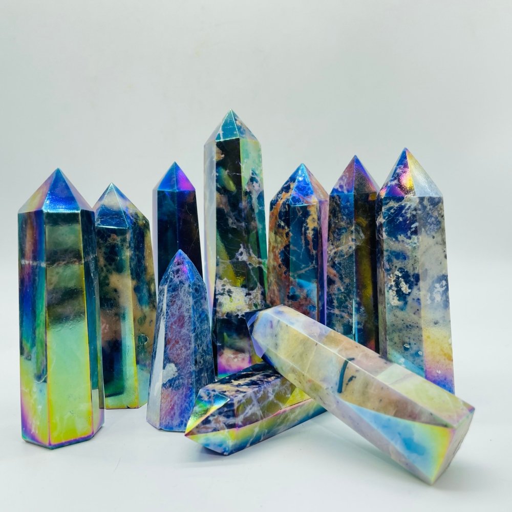 Aura Sodalite Tower Point Wholesale -Wholesale Crystals