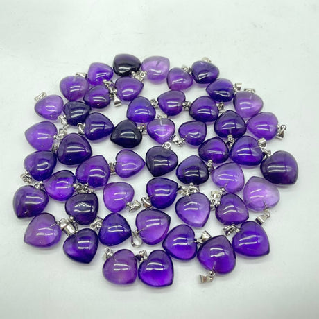 Beautiful Amethyst Heart Pendant Wholesale -Wholesale Crystals