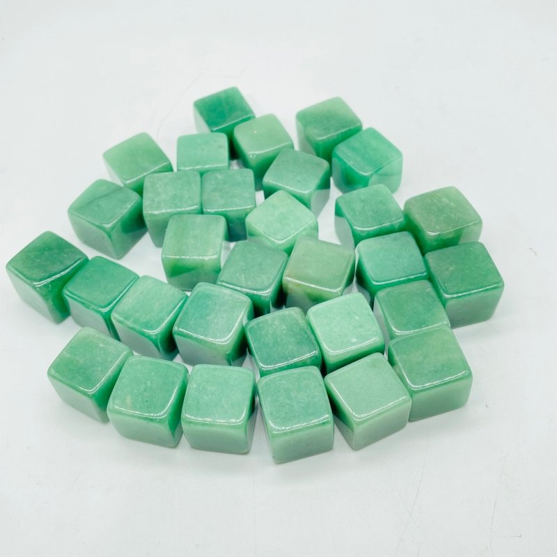 Beautiful Green Aventurine Cube Tumbled Wholesale -Wholesale Crystals