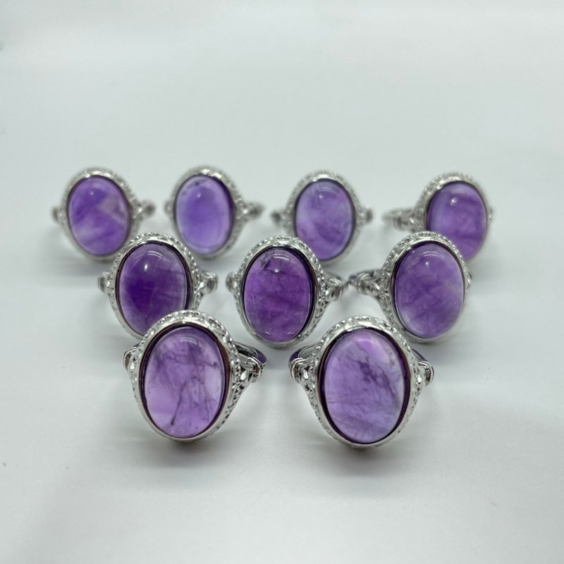 Beautiful Natural Amethyst Ring Wholesale -Wholesale Crystals