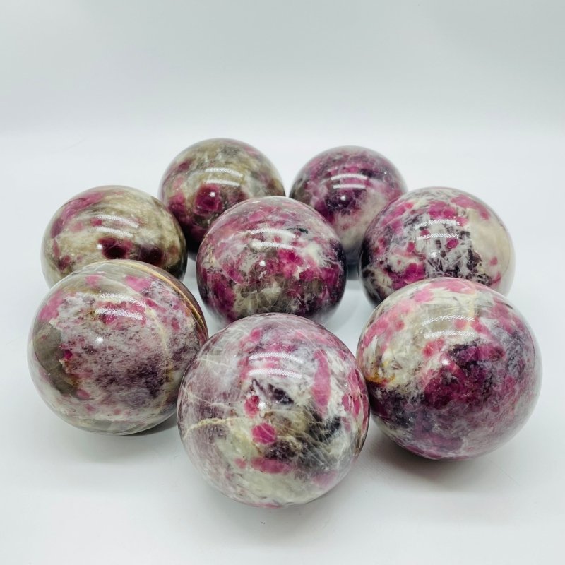 Beautiful Red Tourmaline Spheres Wholesale -Wholesale Crystals