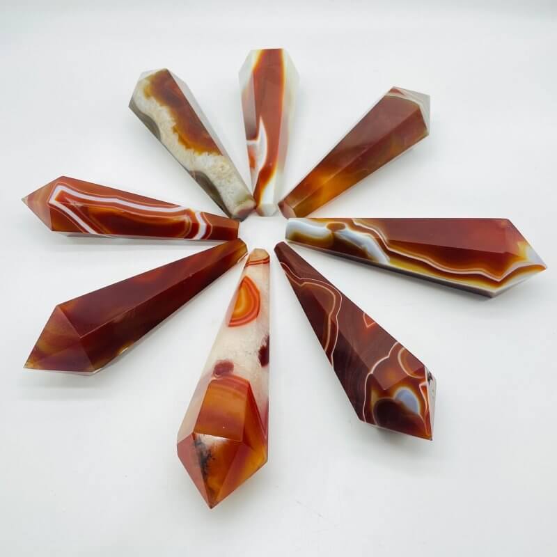 Beautiful Scepter Carnelian Point Magic Wand Wholesale -Wholesale Crystals
