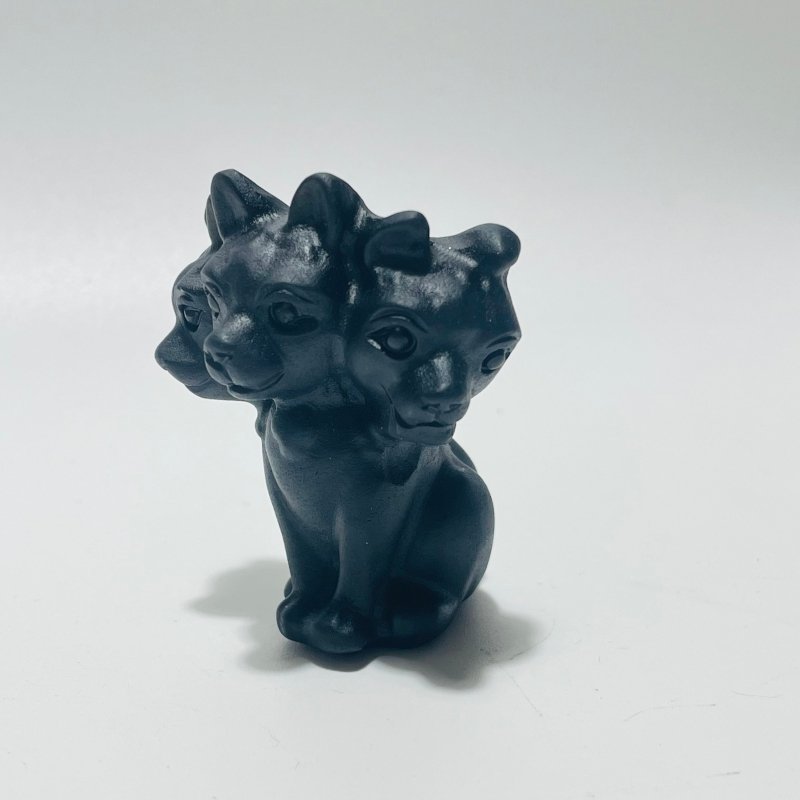 Black Obsidian Cerberus Carving Wholesale -Wholesale Crystals