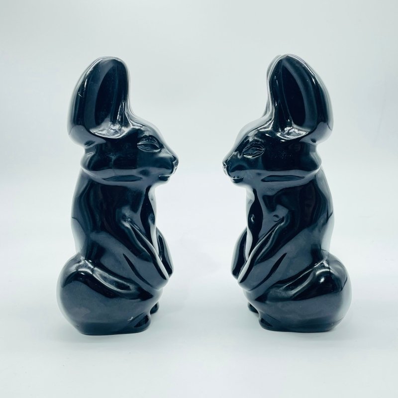 Black Obsidian Rabbit Carving Wholesale - Wholesale Crystals
