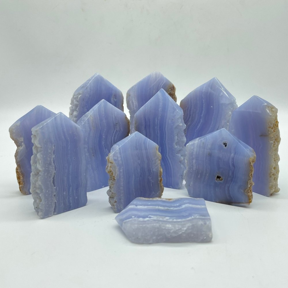 Blue Lace Agate Tower Point Wholesale -Wholesale Crystals