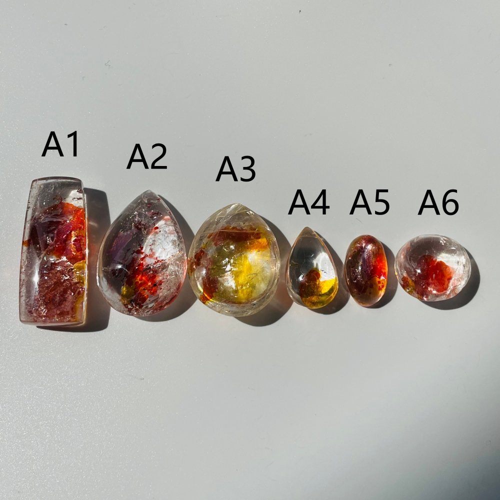 Brazil Hematoid Quartz For Jewelry Making DIY Pendant -Wholesale Crystals