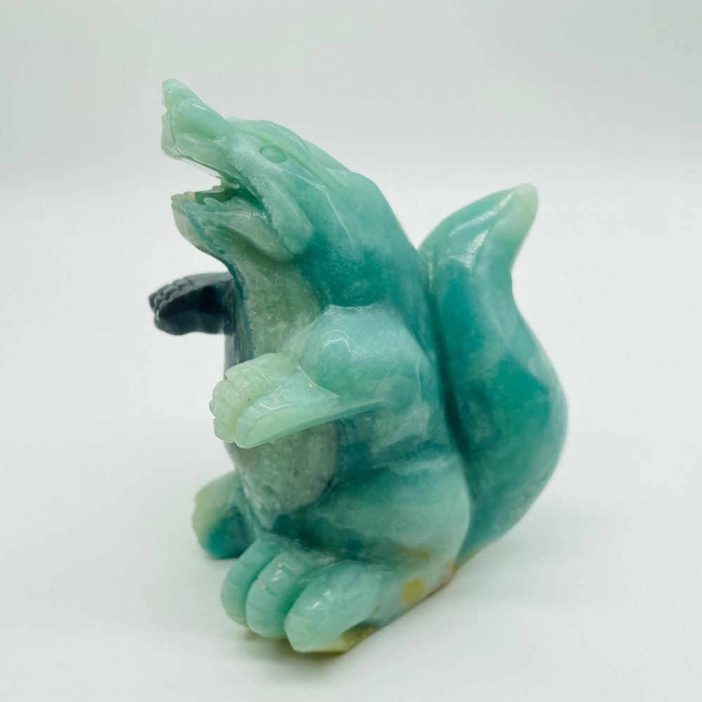 Caribbean Calcite Crocodile Carving -Wholesale Crystals