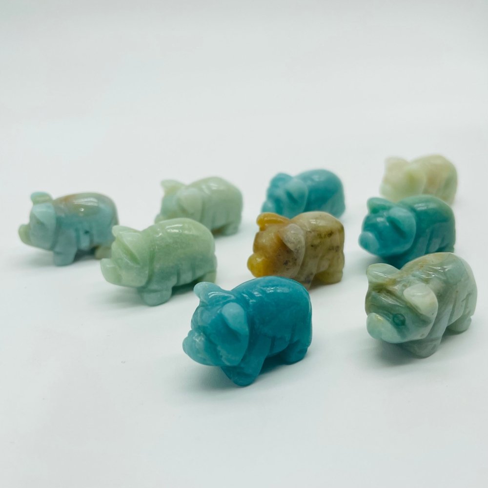 Caribbean Calcite Pig Carving Animal Wholesale -Wholesale Crystals