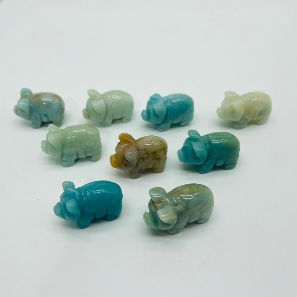 Caribbean Calcite Pig Carving Animal Wholesale -Wholesale Crystals