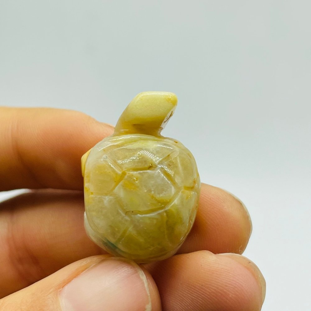 Caribbean & Moss Agate Turtle Carving Wholesale -Wholesale Crystals