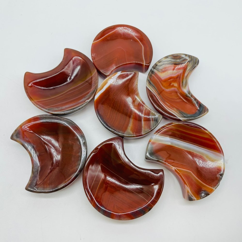 Carnelian Moon Shallow Bowl Wholesale -Wholesale Crystals