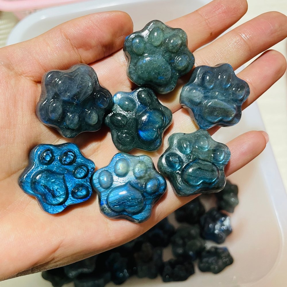 Cat Paw Labradorite Stone Carving Wholesale -Wholesale Crystals