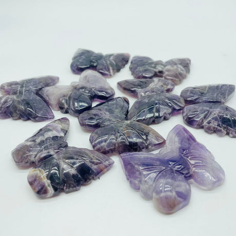 Chevron Amethyst Butterfly Carving Animal Wholesale -Wholesale Crystals