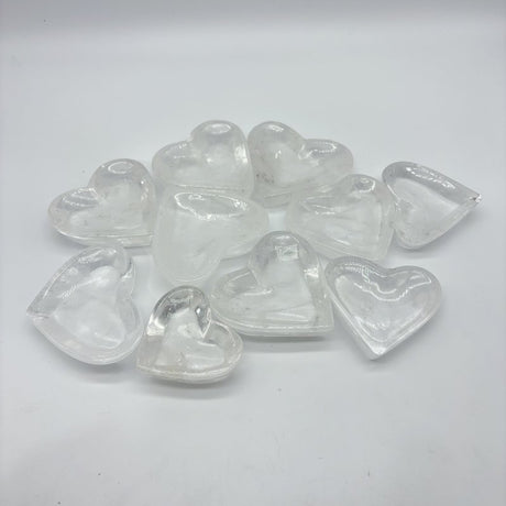 Clear Quartz Heart Shape Shallow Bowl Wholesale -Wholesale Crystals